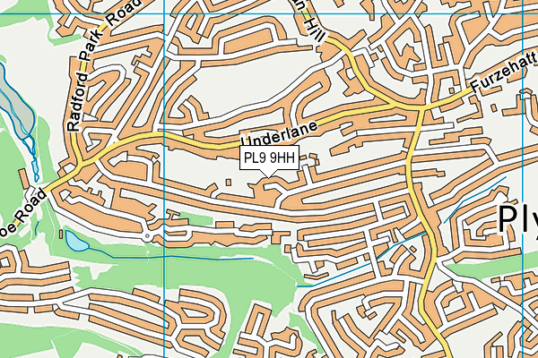 PL9 9HH map - OS VectorMap District (Ordnance Survey)