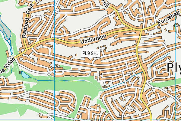 PL9 9HJ map - OS VectorMap District (Ordnance Survey)