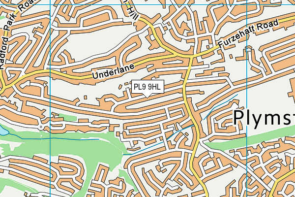 PL9 9HL map - OS VectorMap District (Ordnance Survey)