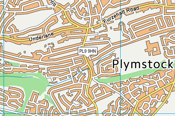 PL9 9HN map - OS VectorMap District (Ordnance Survey)