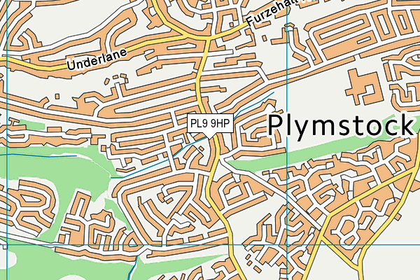 PL9 9HP map - OS VectorMap District (Ordnance Survey)