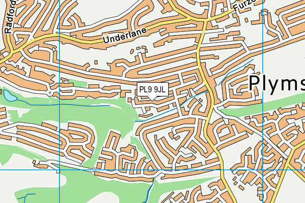 PL9 9JL map - OS VectorMap District (Ordnance Survey)