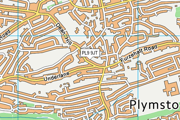 PL9 9JT map - OS VectorMap District (Ordnance Survey)