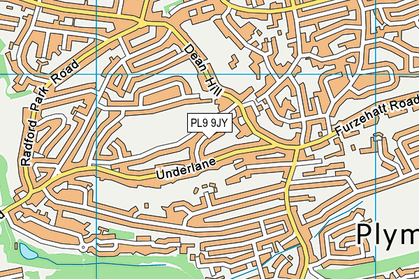 PL9 9JY map - OS VectorMap District (Ordnance Survey)