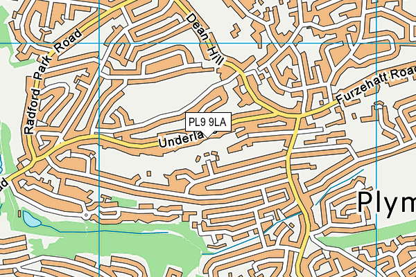 PL9 9LA map - OS VectorMap District (Ordnance Survey)