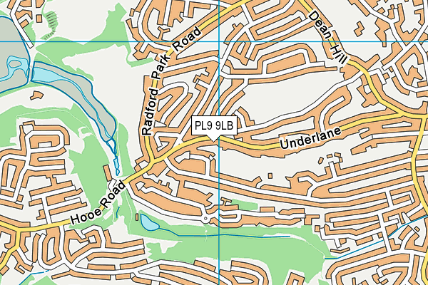 PL9 9LB map - OS VectorMap District (Ordnance Survey)