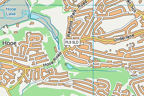 PL9 9LD map - OS VectorMap District (Ordnance Survey)