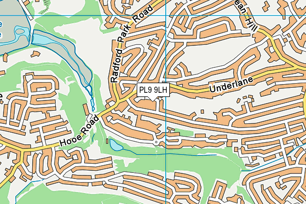 PL9 9LH map - OS VectorMap District (Ordnance Survey)