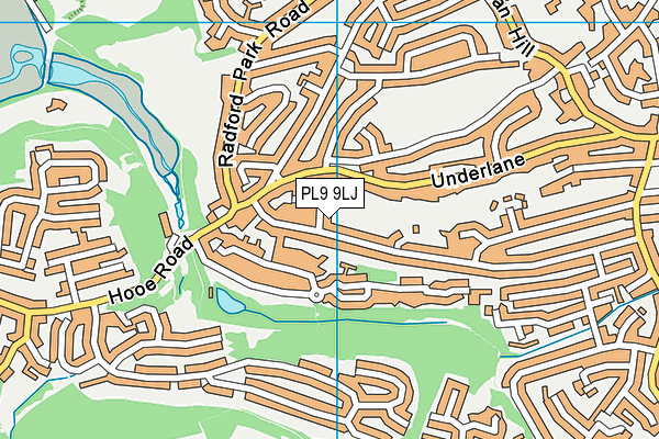 PL9 9LJ map - OS VectorMap District (Ordnance Survey)