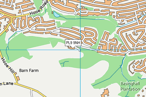 PL9 9NH map - OS VectorMap District (Ordnance Survey)