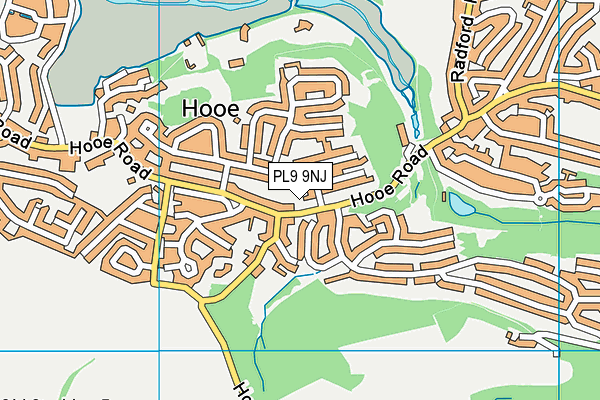 PL9 9NJ map - OS VectorMap District (Ordnance Survey)