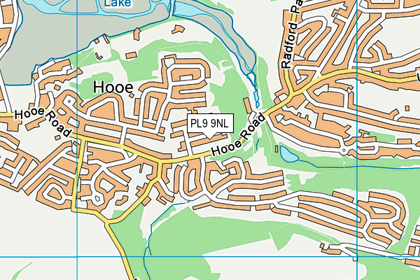 PL9 9NL map - OS VectorMap District (Ordnance Survey)