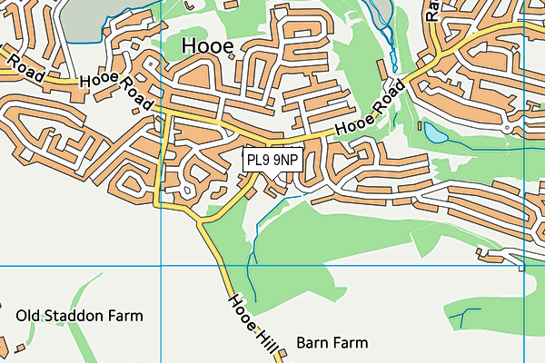 PL9 9NP map - OS VectorMap District (Ordnance Survey)