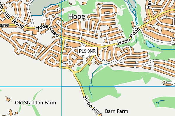 PL9 9NR map - OS VectorMap District (Ordnance Survey)