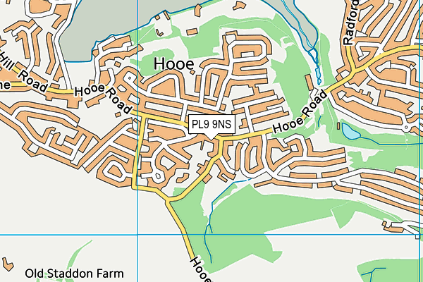 PL9 9NS map - OS VectorMap District (Ordnance Survey)