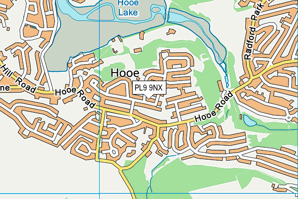 PL9 9NX map - OS VectorMap District (Ordnance Survey)