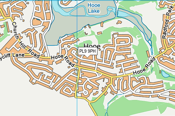 PL9 9PH map - OS VectorMap District (Ordnance Survey)