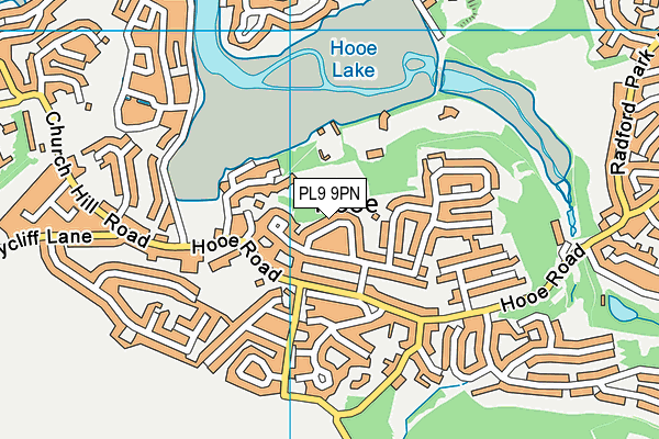 PL9 9PN map - OS VectorMap District (Ordnance Survey)