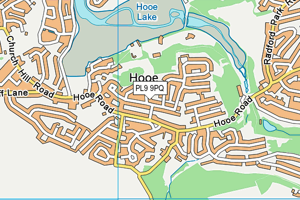 PL9 9PQ map - OS VectorMap District (Ordnance Survey)