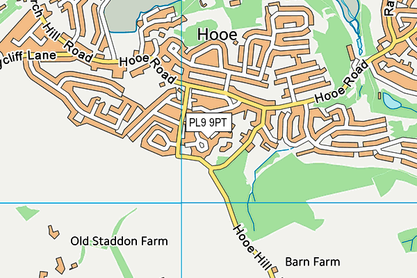 PL9 9PT map - OS VectorMap District (Ordnance Survey)