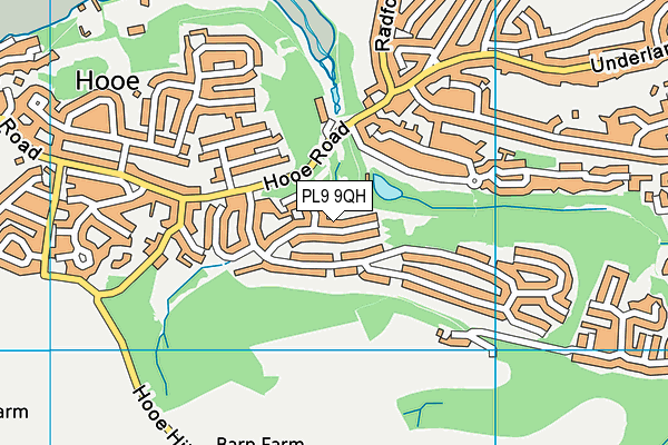 PL9 9QH map - OS VectorMap District (Ordnance Survey)