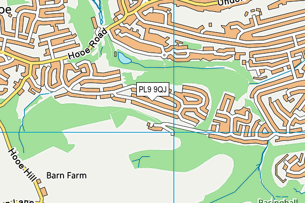 PL9 9QJ map - OS VectorMap District (Ordnance Survey)