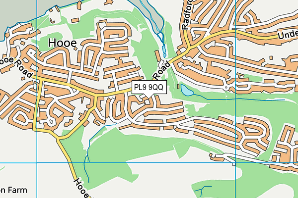 PL9 9QQ map - OS VectorMap District (Ordnance Survey)