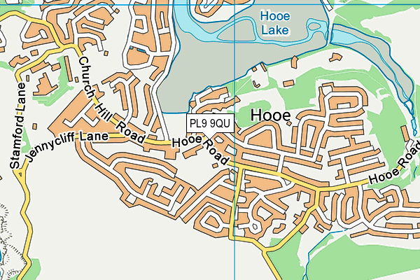 PL9 9QU map - OS VectorMap District (Ordnance Survey)