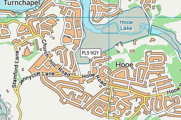 PL9 9QY map - OS VectorMap District (Ordnance Survey)