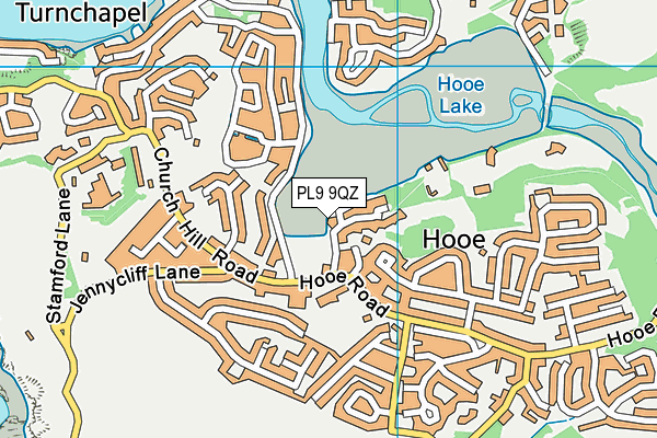 PL9 9QZ map - OS VectorMap District (Ordnance Survey)