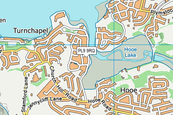 PL9 9RQ map - OS VectorMap District (Ordnance Survey)