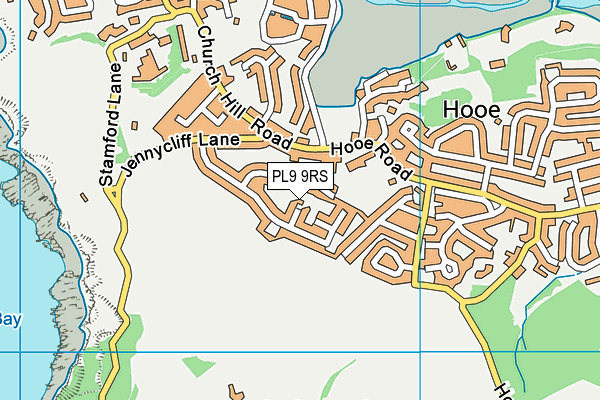 PL9 9RS map - OS VectorMap District (Ordnance Survey)