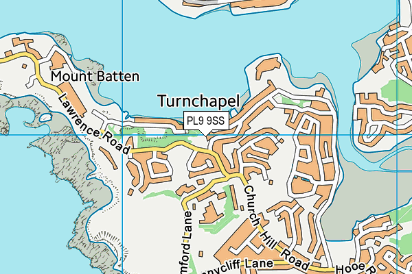 PL9 9SS map - OS VectorMap District (Ordnance Survey)