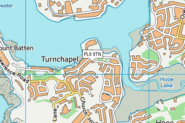 PL9 9TN map - OS VectorMap District (Ordnance Survey)