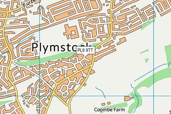 PL9 9TT map - OS VectorMap District (Ordnance Survey)