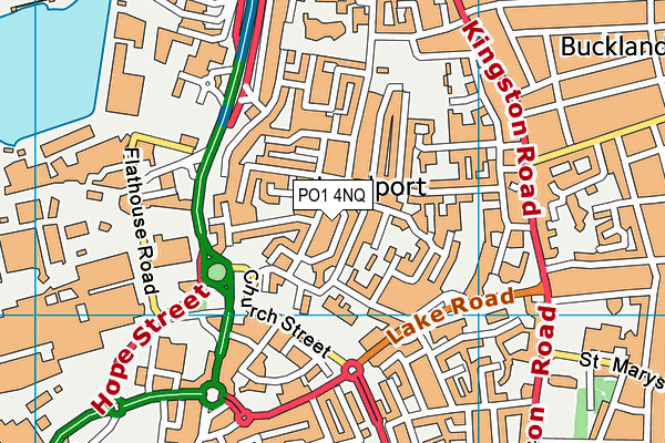 PO1 4NQ map - OS VectorMap District (Ordnance Survey)