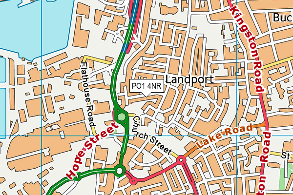 PO1 4NR map - OS VectorMap District (Ordnance Survey)