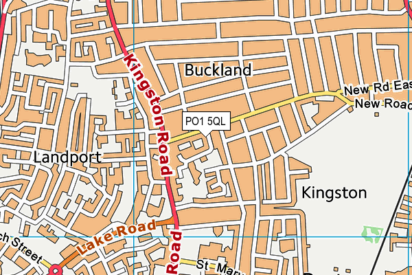 PO1 5QL map - OS VectorMap District (Ordnance Survey)