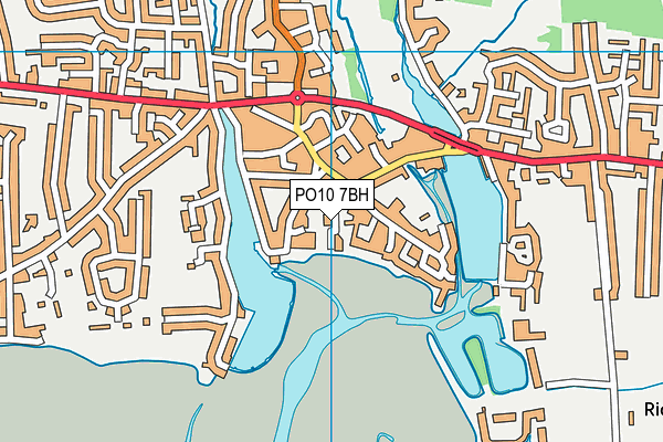 PO10 7BH map - OS VectorMap District (Ordnance Survey)