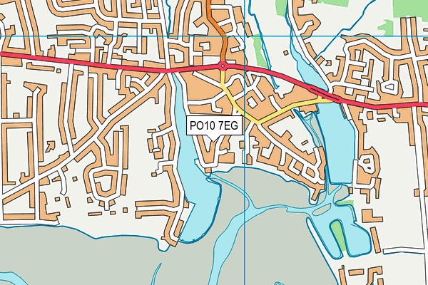 PO10 7EG map - OS VectorMap District (Ordnance Survey)