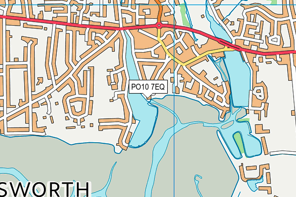 PO10 7EQ map - OS VectorMap District (Ordnance Survey)