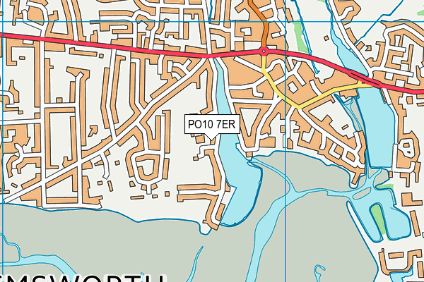 PO10 7ER map - OS VectorMap District (Ordnance Survey)
