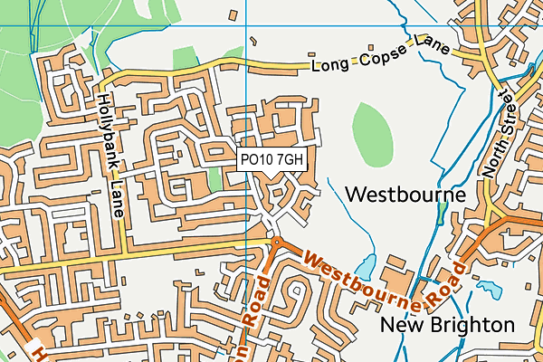 PO10 7GH map - OS VectorMap District (Ordnance Survey)