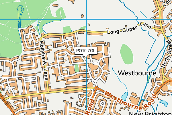 PO10 7GL map - OS VectorMap District (Ordnance Survey)