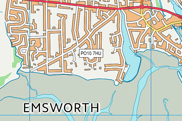 Map of EMSWORTH CARE HOME LIMITED at district scale