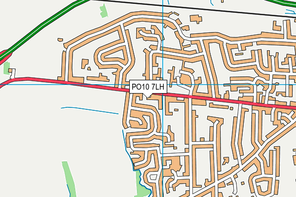 PO10 7LH map - OS VectorMap District (Ordnance Survey)
