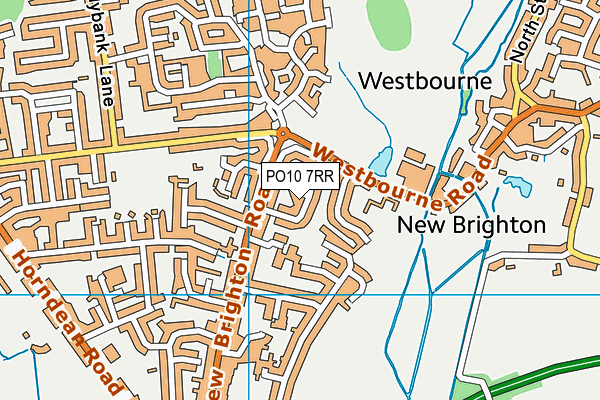 PO10 7RR map - OS VectorMap District (Ordnance Survey)