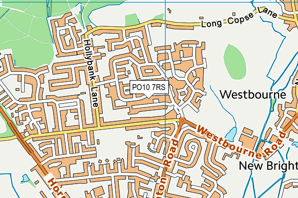 PO10 7RS map - OS VectorMap District (Ordnance Survey)