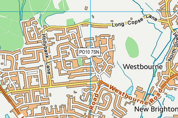 PO10 7SN map - OS VectorMap District (Ordnance Survey)
