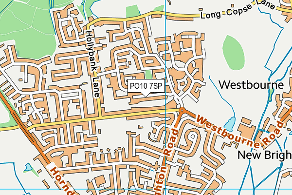 PO10 7SP map - OS VectorMap District (Ordnance Survey)